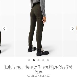 Lululemon Here to There High-Rise 7/8 Pant
